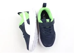 Puma dark night/puma white/green sneakers Evolve